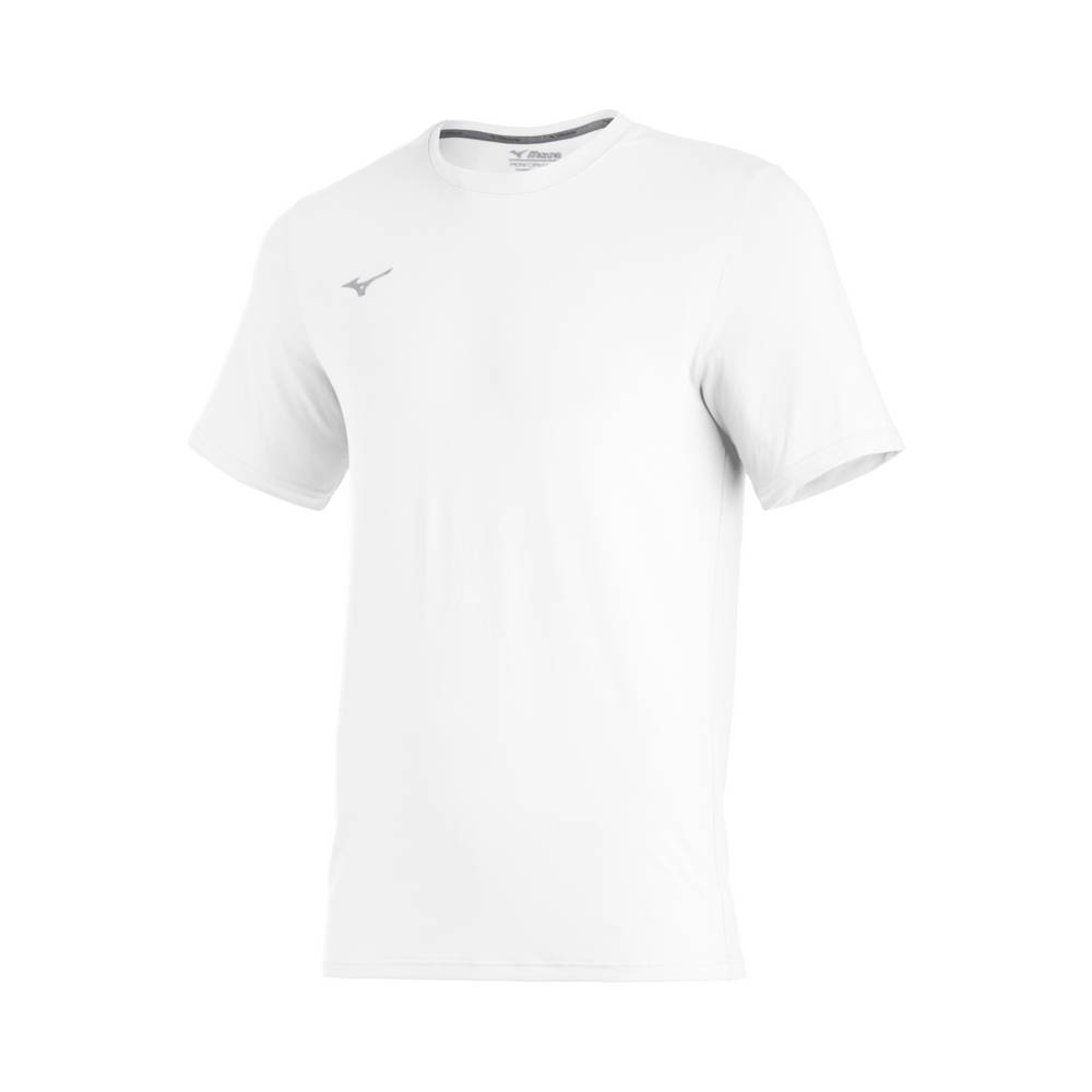 Mens Mizuno Comp Diamond Short Sleeve Crew Baseball T-Shirts White Philippines (XWTAKV725)